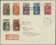 Deutsche Abstimmungsgebiete: Saargebiet: 1932 - 1934, Flugpostmarke 5 Fr Auf R-B - Covers & Documents