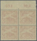 Danzig - Flugpost: 1935, 10 Pf. Flugpost Im Postfrischen Oberrand-4er-Block Mit - Other & Unclassified