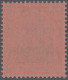 Memel: 1920, Germania 80 Pfg. Karminrot/rotschwarz Auf Hellrosa Mit Aufdruck, Ni - Memel (Klaipeda) 1923