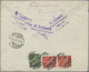 Memel: 1923, 127 Mark-Frankatur Auf Eingeschriebenem Nachnahmebrief über 90691 M - Memelland 1923