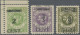 Memel: 1923, Wappenreiter 2 C Auf 50 M, 3 C. Auf 40 Bzw. 300 M, Drei Postfrische - Memelgebiet 1923