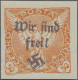 Sudetenland - Reichenberg: 1938, Zeitungsmarke 50 H Falke Orange, Postfrische Or - Sudetenland