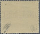 Feldpostmarken: 1945, Leros-Zulassungsmarke Durchstochen Mit Schwarzblauviolette - Other & Unclassified