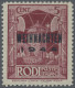 Feldpostmarken: 1944, INSEL RHODOS, Zulassungsmarke, Type III, Postfrisches Prac - Sonstige & Ohne Zuordnung