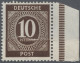 Alliierte Besetzung - Gemeinschaftsausgaben: 1946, Ziffer 10 Pfg. Braun Mit GEKL - Andere & Zonder Classificatie