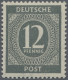 Alliierte Besetzung - Gemeinschaftsausgaben: 1946, 12 Pf Ziffer In Der Seltenen - Sonstige & Ohne Zuordnung