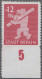 Sowjetische Zone - Berlin Und Brandenburg: 1945, Freimarke 12 Pfg. Mittelkarminr - Sonstige & Ohne Zuordnung