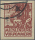 Sowjetische Zone - Mecklenburg-Vorpommern: 1946, Abschiedsserie 4 Pf Lebhaftkarm - Other & Unclassified