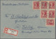 Sowjetische Zone - Thüringen: 1945, 12 Pf F. Schiller, Sechs Stück Auf Fernbrief - Andere & Zonder Classificatie