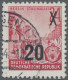 DDR: 1954, 20 Pfg Auf 24 Pfg, Gestempelter Überdruckwert Der DDR Dauerserie "Fün - Used Stamps