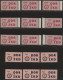 DDR - Dienstmarken C (Laufkontrollzettel ZKD): 1964, Laufkontrollzettel Der VVB - Sonstige & Ohne Zuordnung