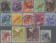 Berlin: 1949, Rotaufdruck 2 Pfg. Bis 2 DM, Komplette Serie, Sauber Rundgestempel - Used Stamps