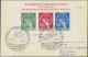 Berlin: 1949/1951, Währungsgeschädigtenblock Auf Echtphoto-Postkarte Von Der "De - Lettres & Documents