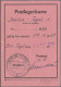 Berlin: 1956, 1 DM Großer Kurfürst Als Gebühr Auf Postlagerkarte Von "BERLIN-TEG - Covers & Documents