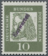 Berlin: 1961 'A. Dürer' 10 Pf. Mit Diag. Aufdruck "Entwertet", Eine Einzelmarke - Briefe U. Dokumente