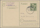 Berlin - Ganzsachen: 1951, 10 Pfg. Philharmonie, Zwei Gebrauchte Karten Je Mit T - Autres & Non Classés