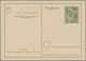 Berlin - Ganzsachen: 1951, Karte 10 Pfg. Philharmonie Mit Zweizeiligem Zudruck " - Autres & Non Classés