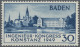 Französische Zone - Baden: 1949, 30 Pf Konstanz II, Einwandfreie Postfrische Erh - Andere & Zonder Classificatie