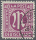 Bizone: 1946, 40 Pf AM-Post Rosakarmin In Zähnung L 11 X 11½, Papier Z Mit Dem S - Autres & Non Classés
