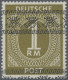 Bizone: 1948, 1 RM Kopfstehender Bandaufdruck, Postfrisch, Einwandfrei Mit Ausga - Other & Unclassified