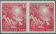 Bundesrepublik Deutschland: 1949, 20 Pf Bundestag Im Waagerechten Paar, Beide We - Unused Stamps
