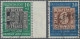 Bundesrepublik Deutschland: 1949, 100 Jahre Deutsche Briefmarken, 10 Pfg. Als Ra - Gebruikt
