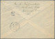 Bundesrepublik Deutschland: 1951, 4 Pf Posthorn Im Viererblock Plus Einzelmarke - Cartas & Documentos