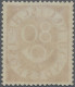 Bundesrepublik Deutschland: 1951, Posthorn 80(Pf) Mit Plattenfehler "Feder" Stri - Unused Stamps