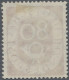 Bundesrepublik Deutschland: 1951, Posthorn 80 Pfg. Mit Plattenfehler "roter Stri - Usados