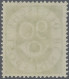 Bundesrepublik Deutschland: 1951, Posthorn 90(Pf) Mit Plattenfehler Grüner Stric - Unused Stamps