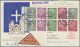 Bundesrepublik - Zusammendrucke: 1960, Heuss-Markenheftchenblatt Mit Wz.Y Komple - Zusammendrucke