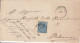 1877 10 CENTESIMI SU BUSTA DOPPIO ANN. NUM. + D.C. DA MONTELEPRE A PALERMO 1 - Storia Postale