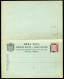MONTENEGRO 1906 Constitution OverprInt On Postal Stationery 10+10 P. Reply-paid Postcard, Unused.  Michel P27 - Montenegro