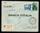 Somalia AFIS, POSTA VIAGGIATA 1956, MOGADISCIO PER REGGIO CALABRIA - Somalia (AFIS)