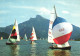 AUSTRIA, HIGHER AUSTRIA, MONDSEE, SCHAFBERG, MOUNTAIN ,SEE, BOATS - Mondsee