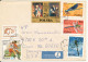 Poland Cover Sent Air Mail To USA Warszawa 23-1-1989?? With More Topic Stamps - Cartas & Documentos