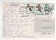 Timbres , Stamps "  Oiseaux Marins : Petrel ( 1 Abimé ) , Fulmar "  Sur CP , Carte , Postcard  Du 10/01/91 - Covers & Documents