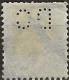 SWITZERLAND 1908 Sitting Helvetia - 40c. - Blue FU PERFIN MARKED "DC" - Gezähnt (perforiert)