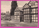 292853 / Germany DDR Quedlinburg - Carl Ritter Strasse Mit Blick Zum Dom PC USED 1964 - 10 Pf Walter Ulbricht , Slogan - Quedlinburg