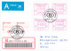 Delcampe - Belgien Covers/FDC Franked With ATM 33 Covers. Weight 0,2 Kg. Please Read Sales Conditions Under Image Of Lot (006) - Machine Labels [ATM]