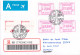 Delcampe - Belgien Covers/FDC Franked With ATM 33 Covers. Weight 0,2 Kg. Please Read Sales Conditions Under Image Of Lot (006) - Machine Labels [ATM]