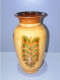 Delcampe - -JOLI GRAND VASE TERRE CUITE EMAILLEE VINTAGE COLLECTION DECO XXe    E - Vasen