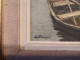 Delcampe - Tableau Les Barques Signé Guy Pennamen Peintre De Concarneau. - Autres & Non Classés