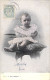 Fantaisie - Bébé Posé Sur Un Coussin Avec Une Robe A Collerette - Pini Pologna   - Carte Postale Ancienne - Bebes