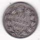 Nicaragua 10 Centavos 1887 H , En Argent KM# 6, Superbe - Nicaragua