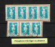 Variété Sur Timbres Marianne Du Bicentenaire N° 2625 (sur Fragments) - Phosphore Très Faible Ou Absent - Usati