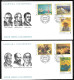 LOT 14 FDC Official Envelopes 1977 Unc! - Storia Postale