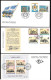 LOT 15 FDC Official Envelopes 1977 (Complete Set) Unc! - Briefe U. Dokumente