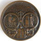 Médaille, Construction Des Nouveaux Bâtiments Du Timbre Royal Et De L’Enregistrement 1846 Paris, Louis Philippe I - Monarchia / Nobiltà