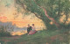 ARTS - Peintures Et Tableaux - Une Pique Nique Au Calme - Carte Postale Ancienne - Paintings